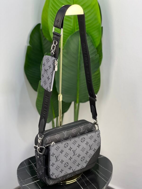 LV trio Messenger Classique (Gris) – Image 3