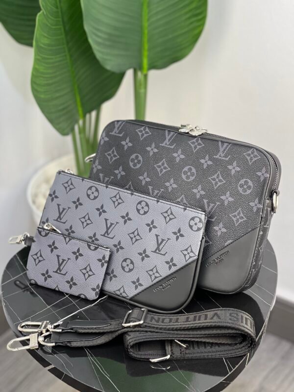 LV trio Messenger Classique (Gris)