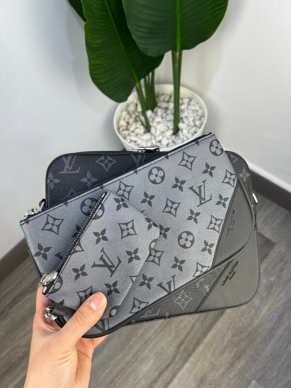 LV trio Messenger Classique (Gris) – Image 2