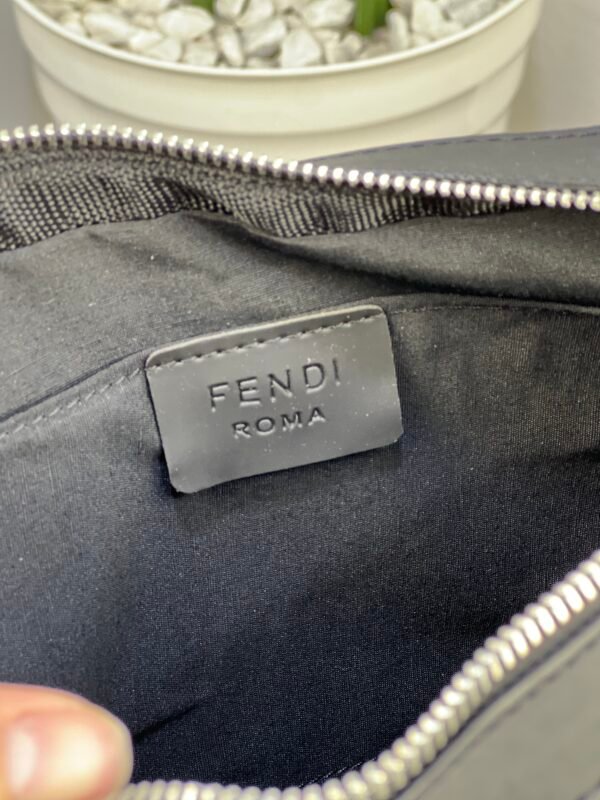 FENDI Sacoche Gris-bleu lrg001 – Image 3