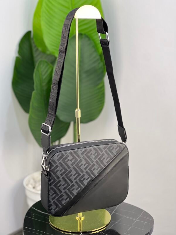 FENDI Sacoche Gris-black lrg001 – Image 5