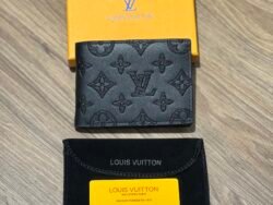 Portefeuille LV gravé (noir)