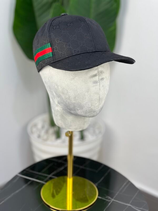 Casquette Gucci gg bonde coté (noir)