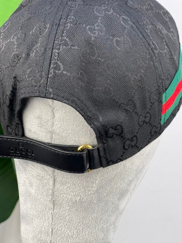 Casquette Gucci gg bonde coté (noir) – Image 2