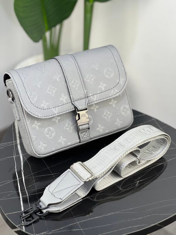 Sac Facteur LV gravé nv syh (gris) – Image 2