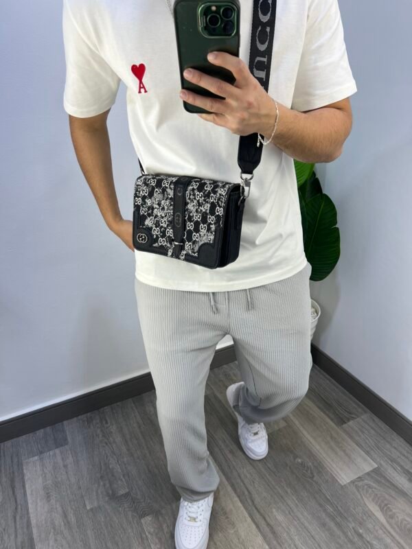 Sac facteur Gucci gg small syh nv (black&white)