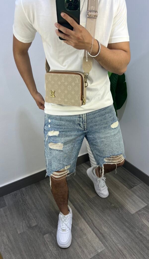 Sac LV gravé coté syh (beige) – Image 2
