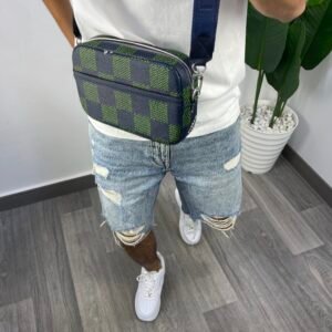 Sacoche LV syh (bleu,vert)