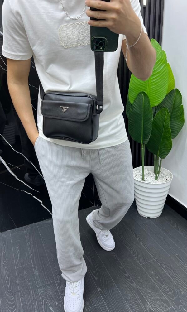 Sacoche Prada simple omr (noir) – Image 2
