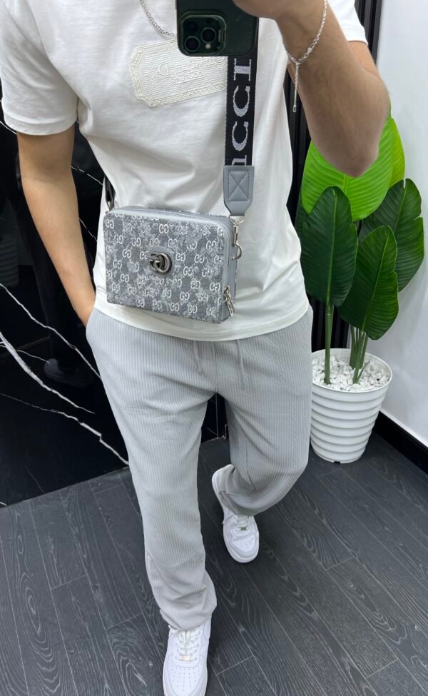 Sac Gucci gg syh (grey,white) – Image 3