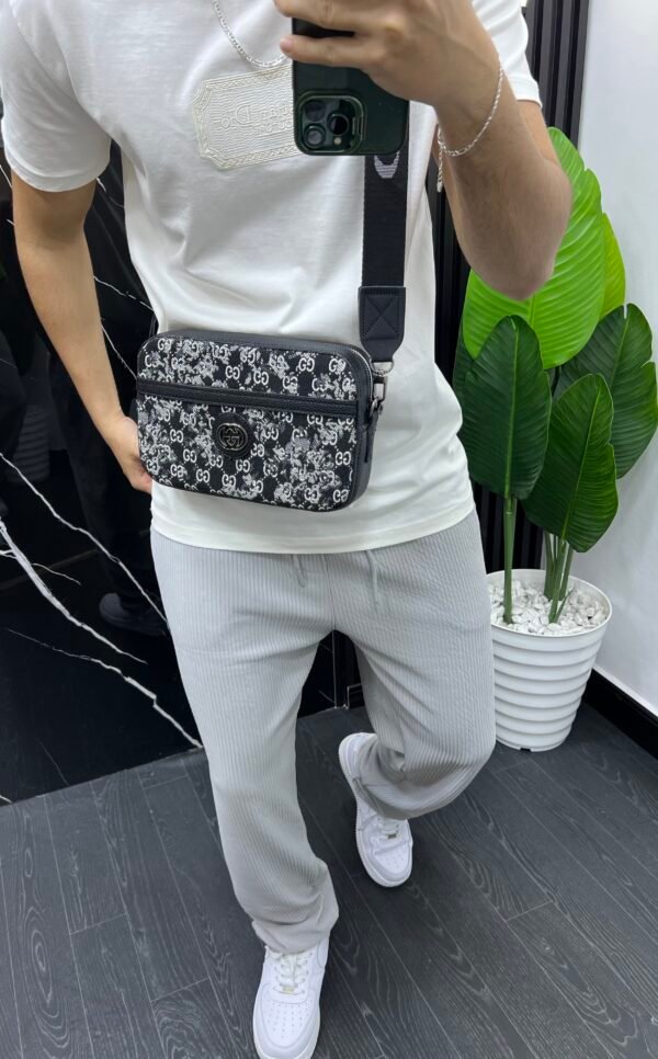 Sacoche Gucci gg pch syh (black&white) – Image 2