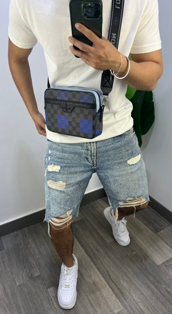 Sacoche LV a caro pch syh new (gris,bleu) – Image 2