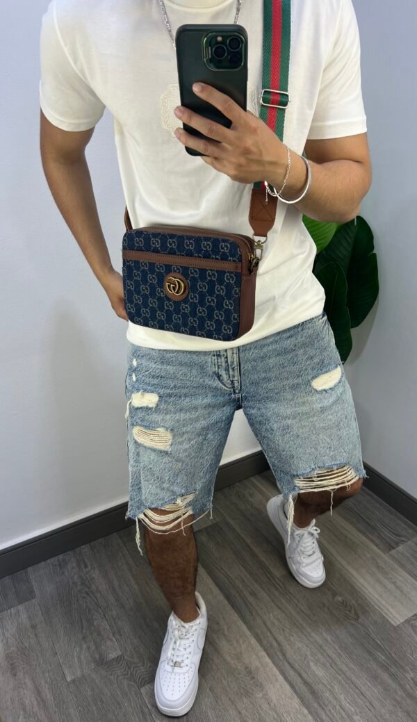 Sacoche Gucci gg small pch syh new (bleu) – Image 2