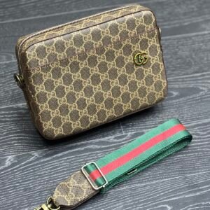 Sacoche Gucci gg small pch syh new (marron)