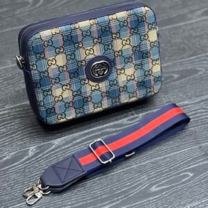 Sacoche Gucci 2 face syh new (bleu,marron)