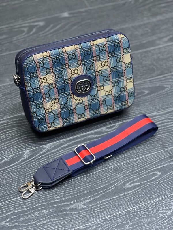 Sacoche Gucci 2 face syh new (bleu,marron)