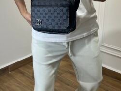 Alternative view of Sacoche Gucci fst omr grv (noir)