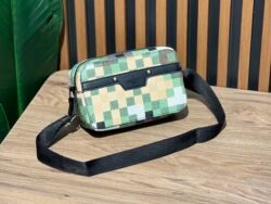 Sacoche LV Careaux Mini box omr (beige,vert)