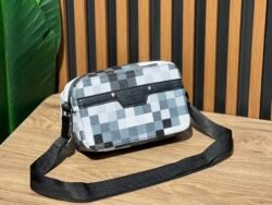 Sacoche LV Careaux Mini box omr (noir,blanc)