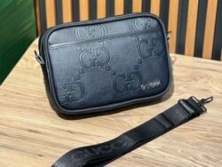 Sacoche Gucci gravé big box nv (noir)