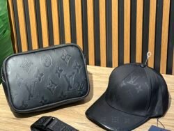 Pack Sacoche LV gravé big box nv (noir)