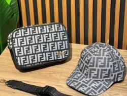 Pack Sacoche Fendi big box nv (Gris)