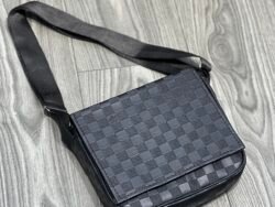 Sacoche facteur LV damé moy (noir)