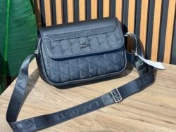 Sacoche Lacoste btm gravé fact hwr (noir)