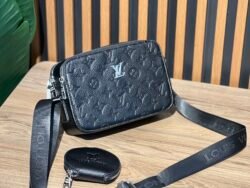 Sacoche LV gravé sgh Mini box 2pcs chn omr